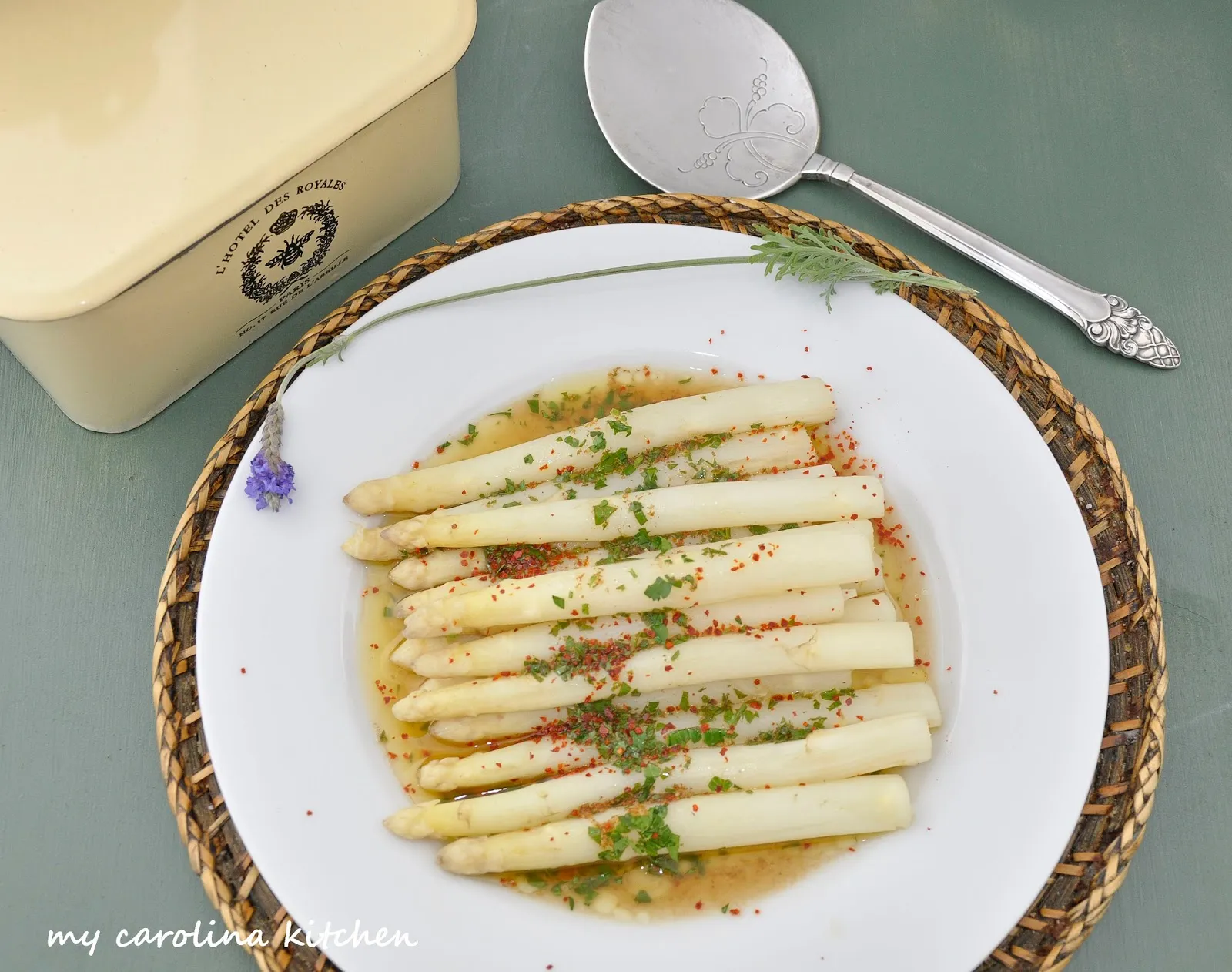 White Asparagus with Brown Butter
