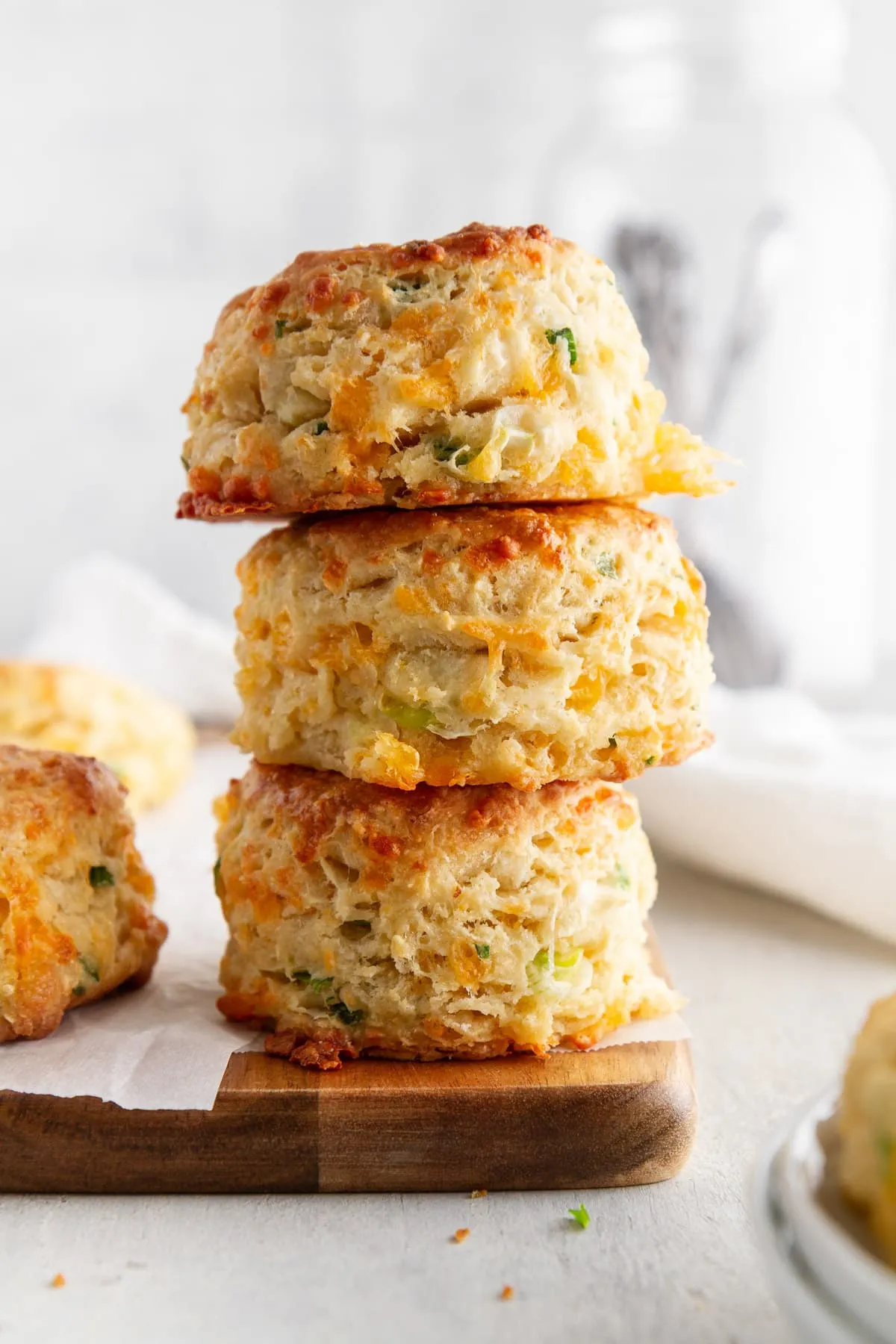 White Cheddar and Scallion Biscuits