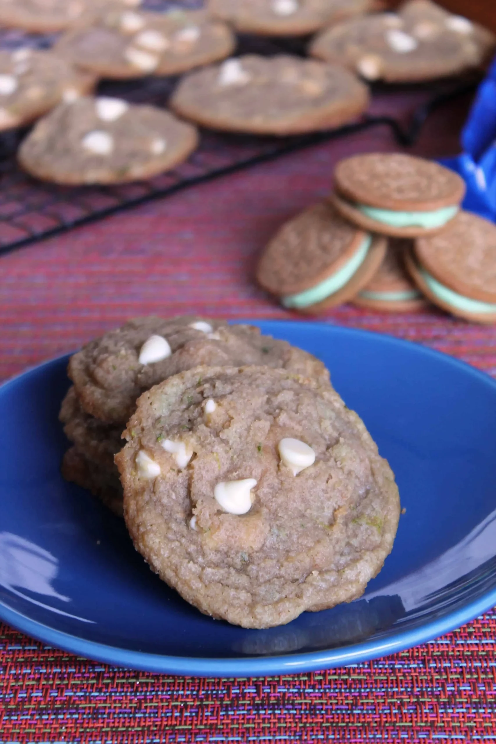 White Chocolate Chip Key Lime Cookies