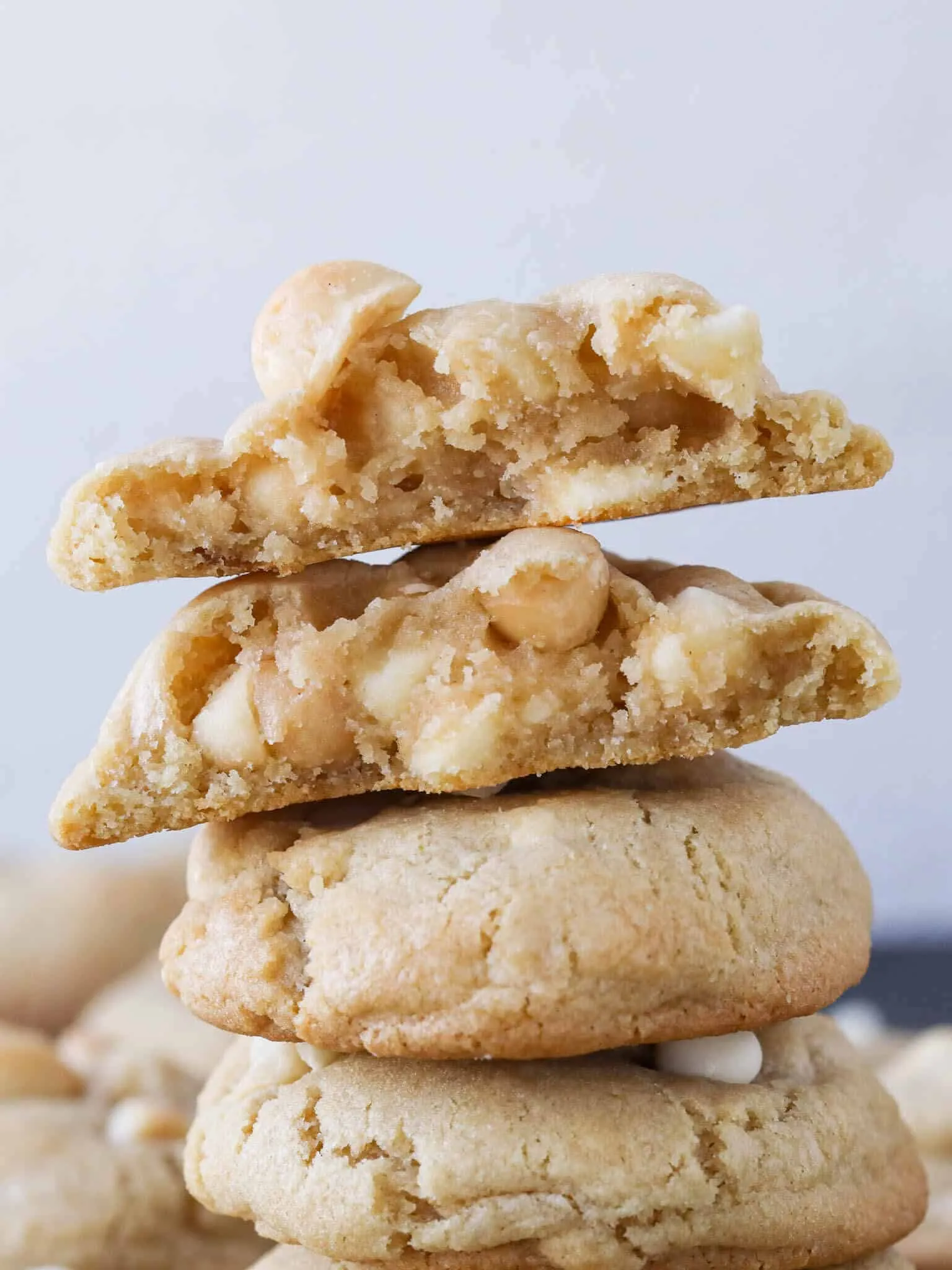 White Chocolate Macadamia Nut Cookies with Toasted Nuts