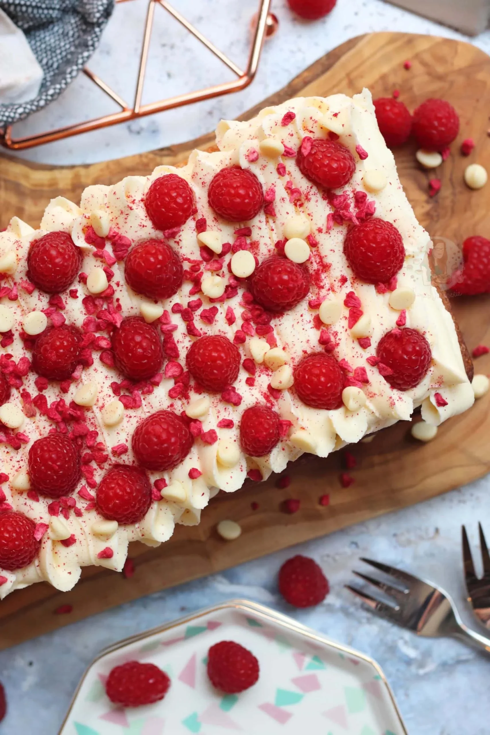 White Chocolate Raspberry Loaf