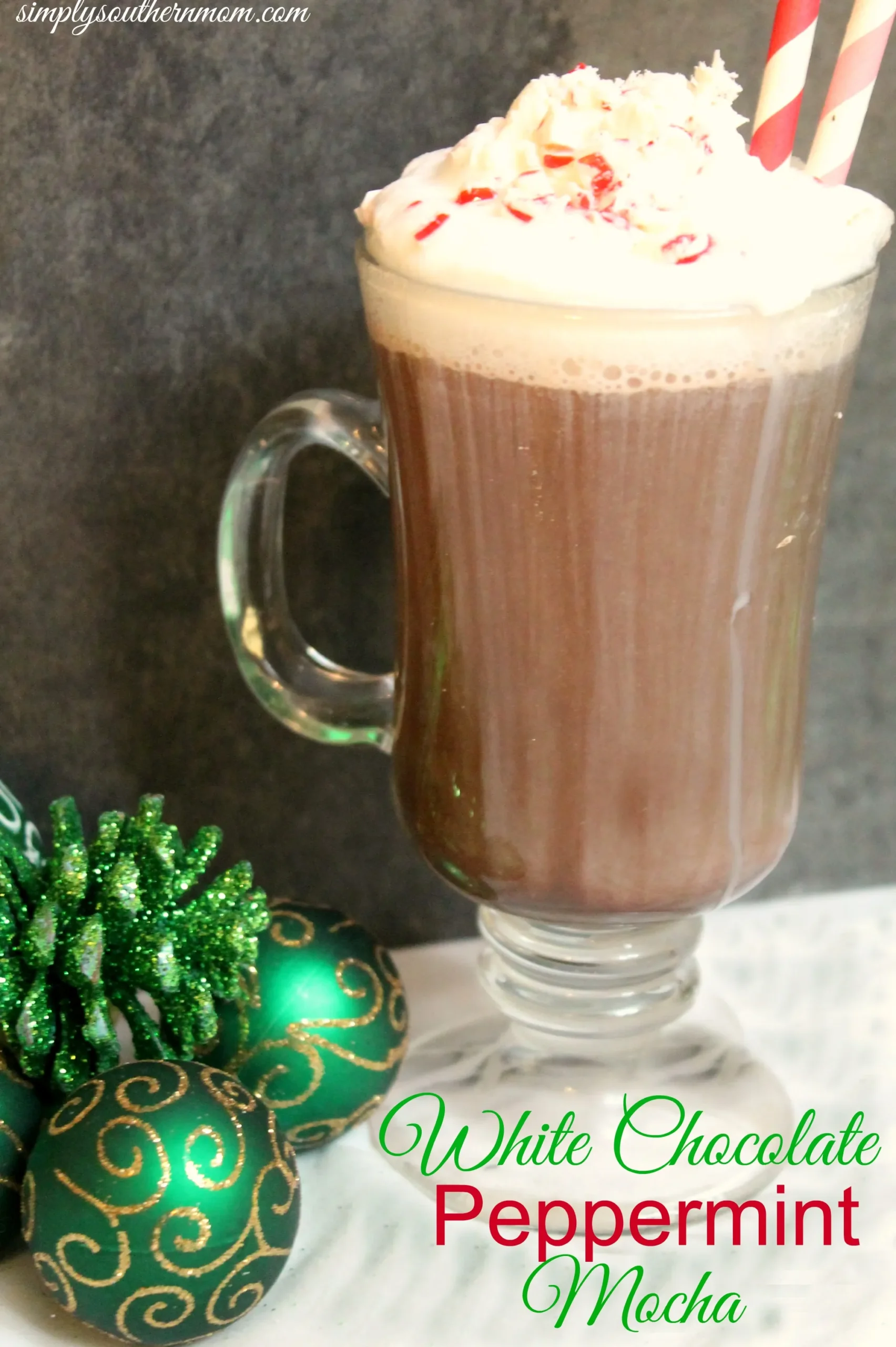 White Cocoa Peppermint Latte
