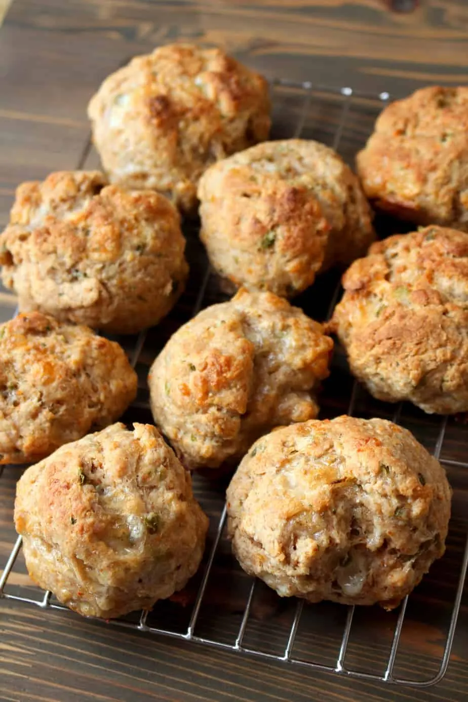 Whole Wheat Cheddar Biscuits