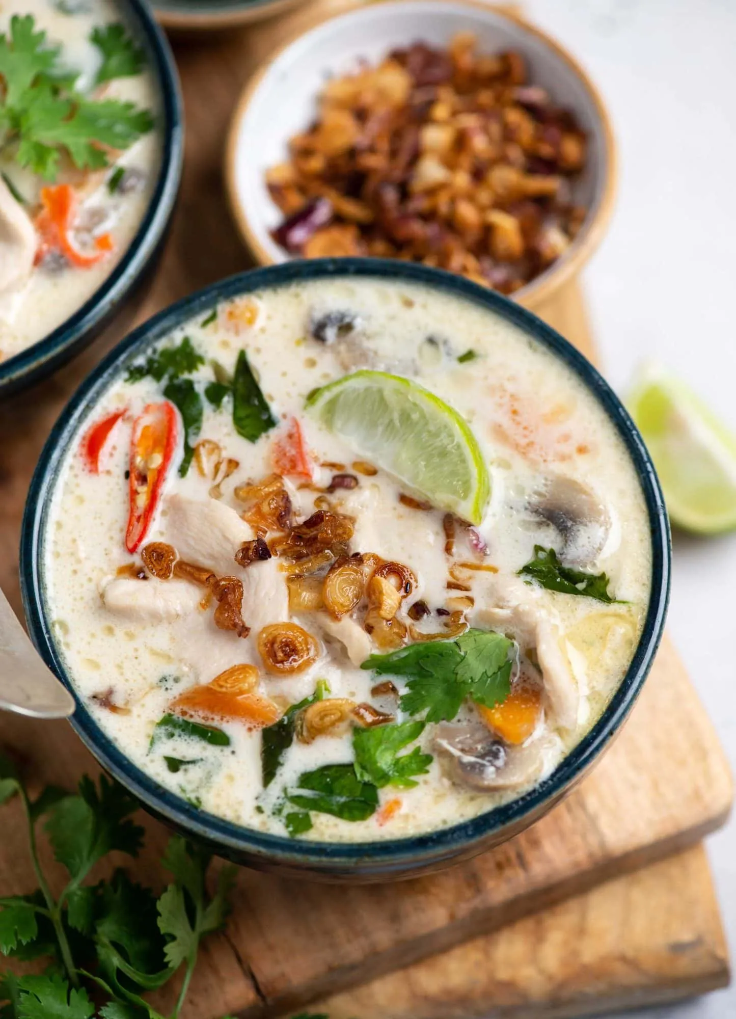 Wild Mushroom Tom Kha Gai Thai Coconut Soup