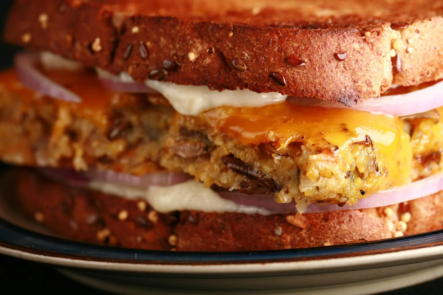 Wild Rice Polenta Sandwich