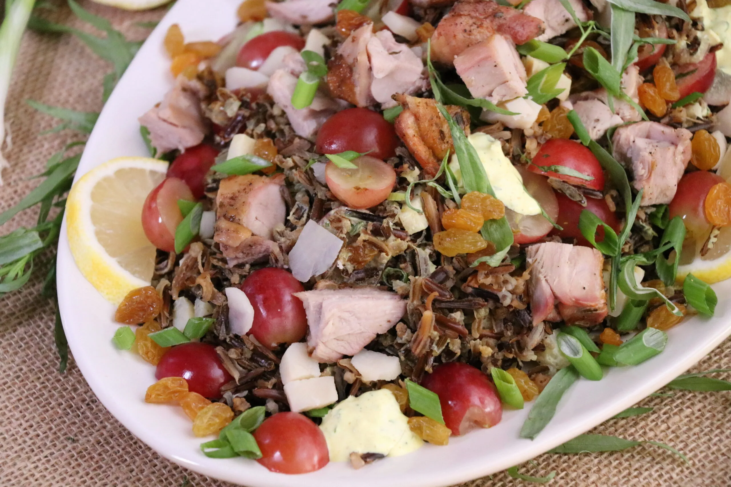 Wild Rice Turkey Salad