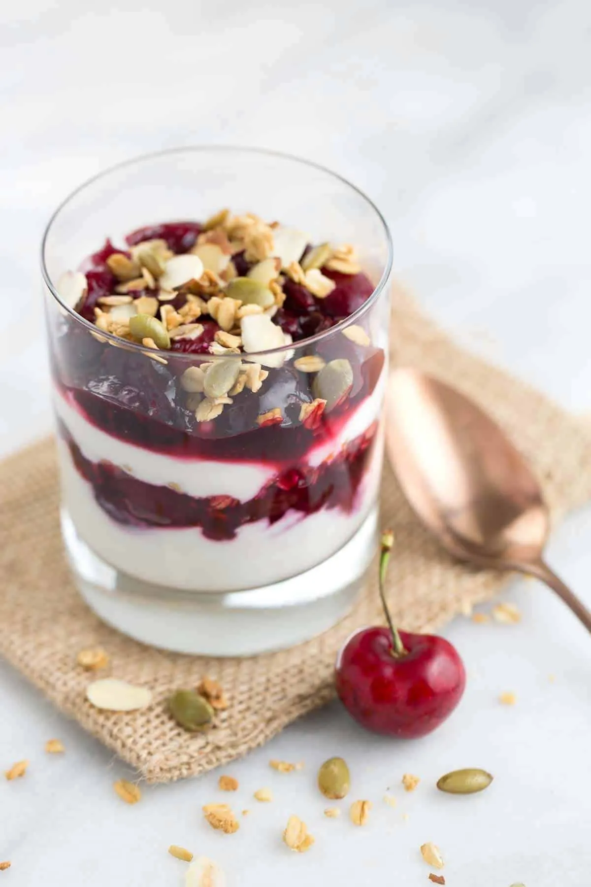 Yogurt Parfait with Fruit Compote