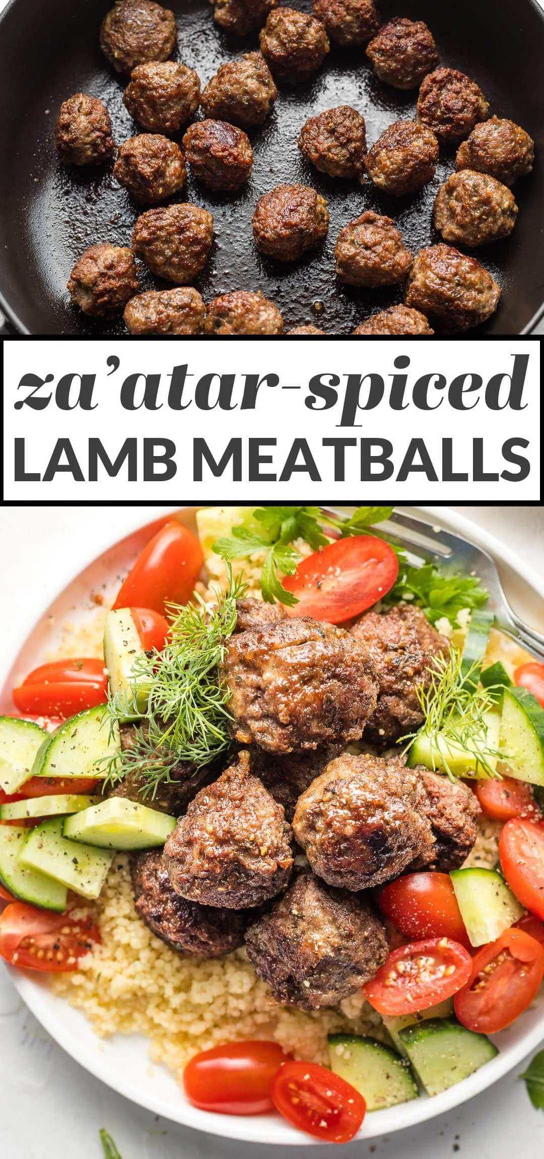 Zaatar Spiced Lamb Meatballs