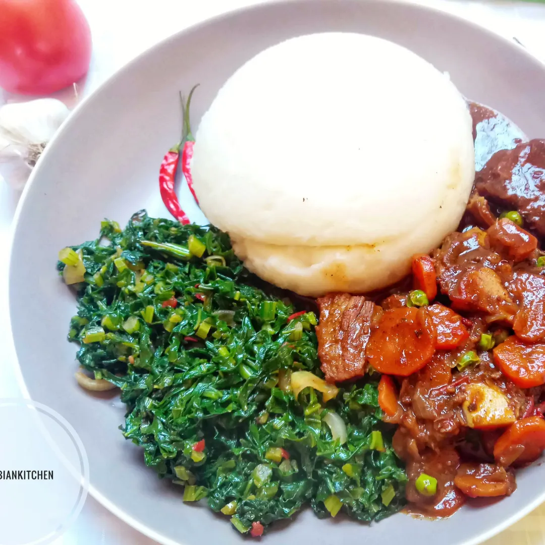Zambia Ifisashi y Nshima