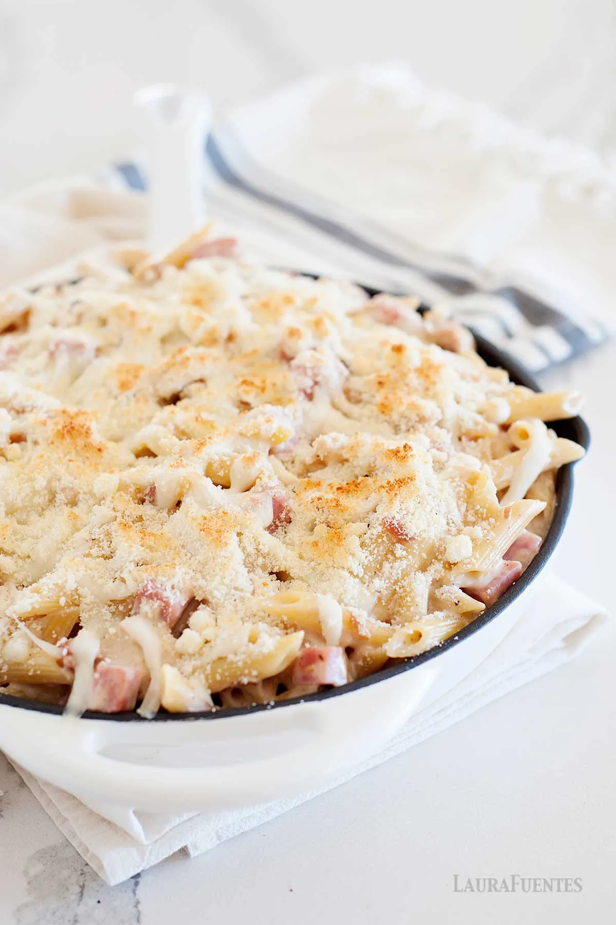 Zesty Baked Chicken Cordon Bleu Pasta