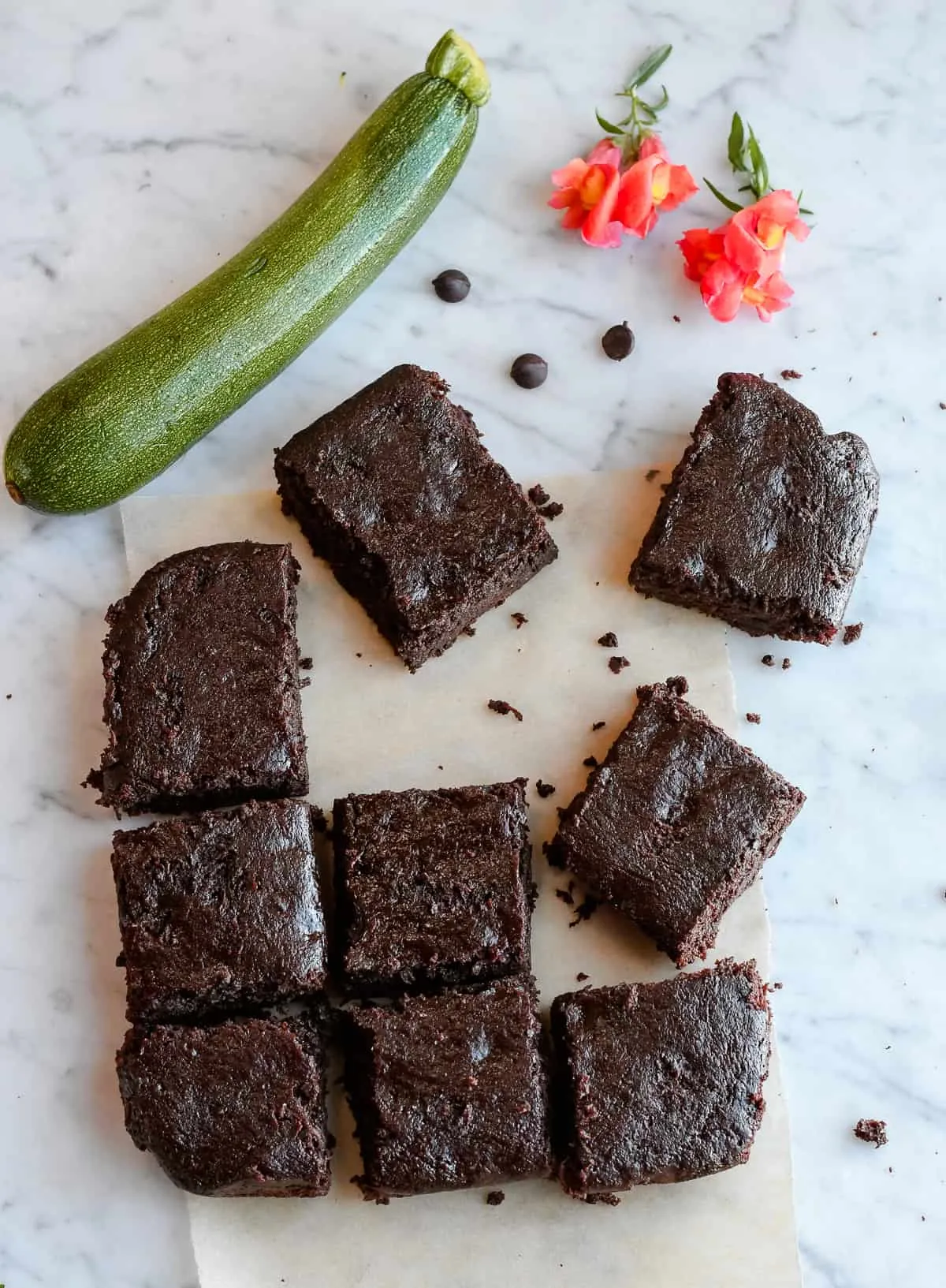 Zucchini Brownies Gluten Free Dairy Free