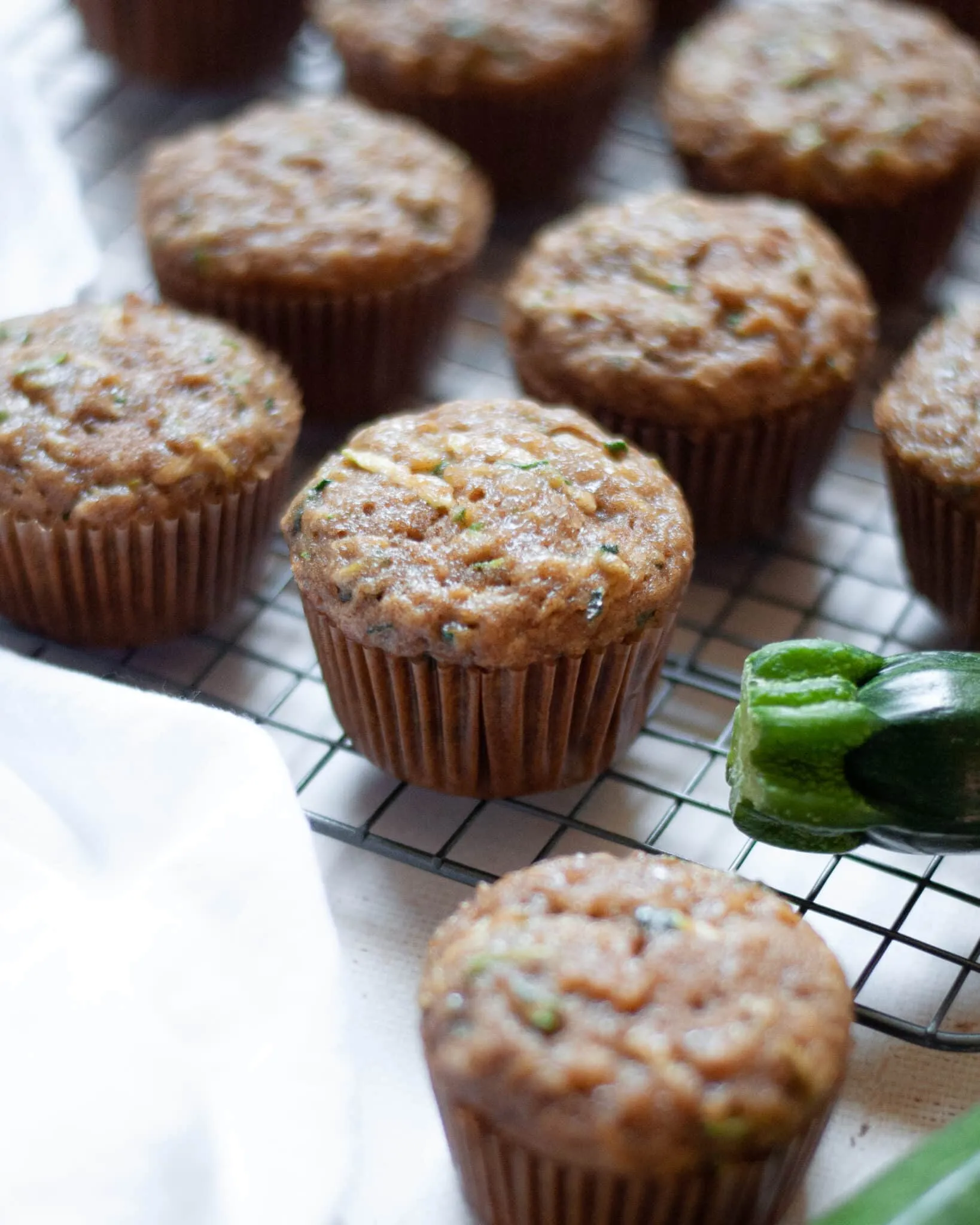 Zucchini Muffins with Applesauce