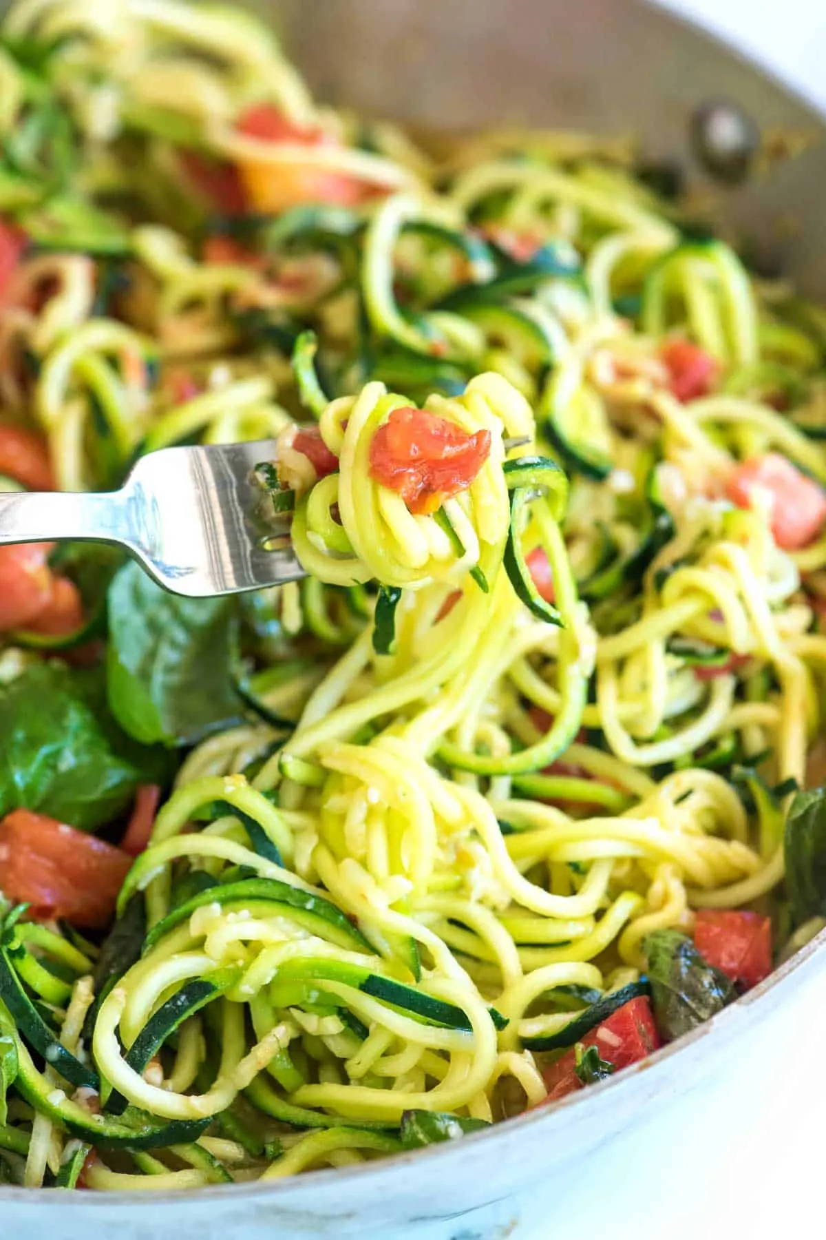 Zucchini Pasta Noodles with Beets and Tahini Sauce