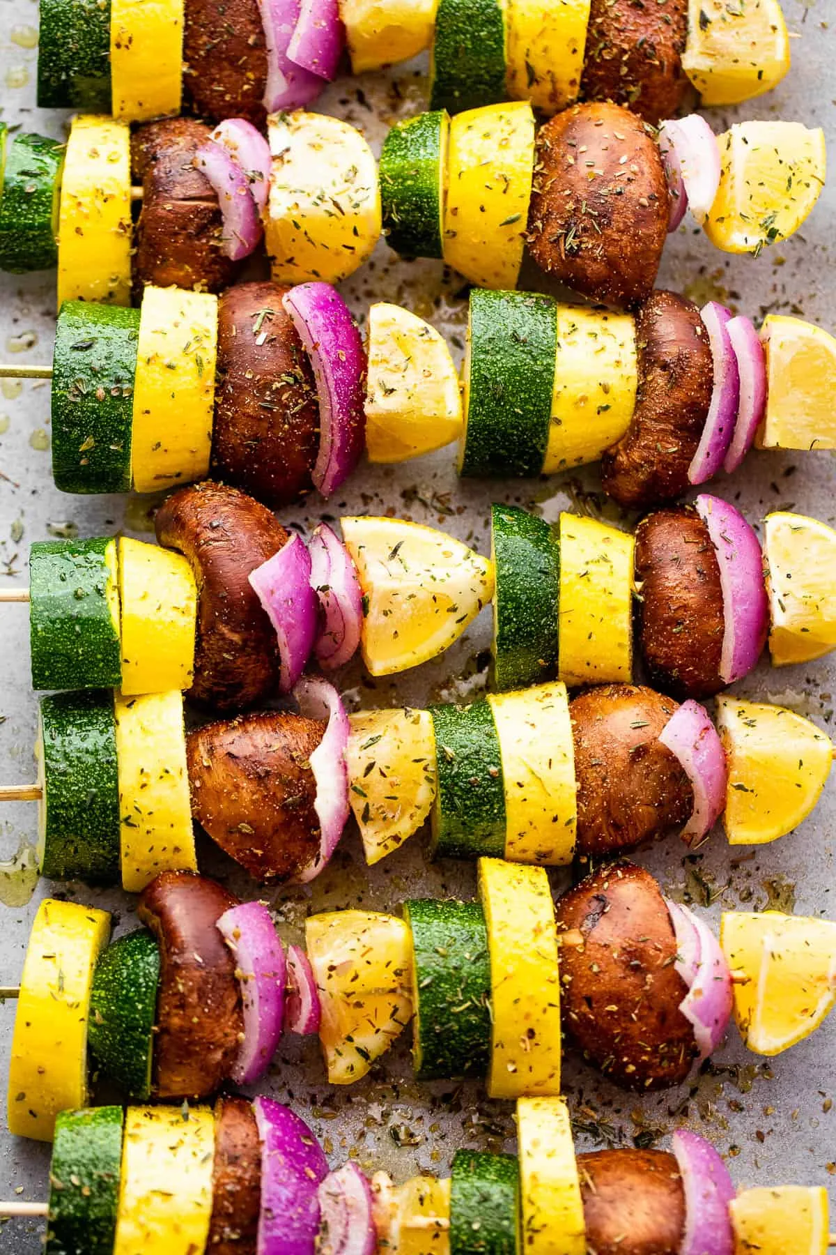 Zucchini and Summer Squash Kebabs