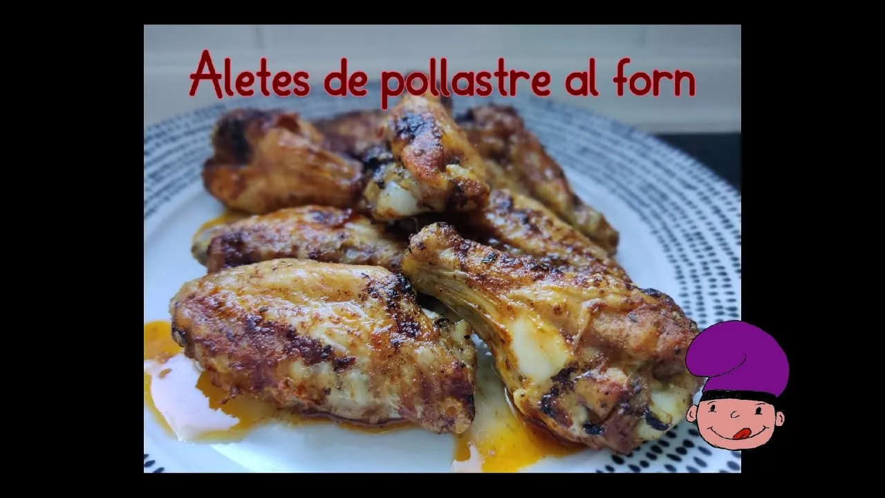 aletes de pollastre al forn