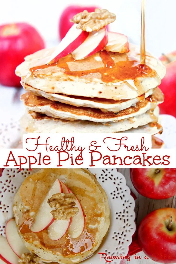 apple pie greek yogurt pancakes healthy