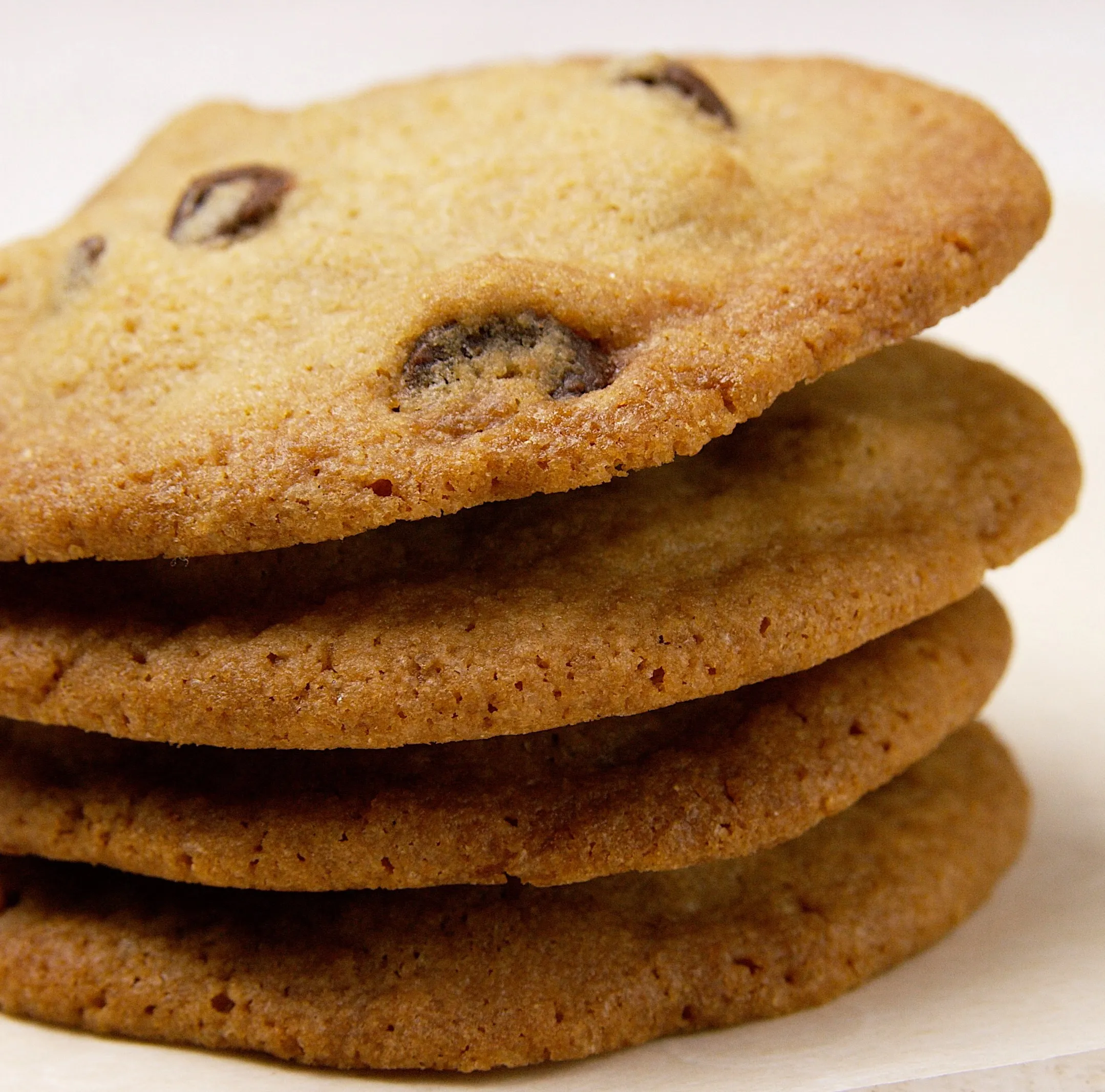 buttery crisp xxl chocolate chip cookie for santa