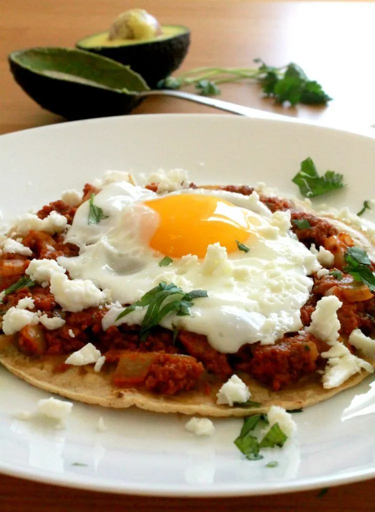 chorizo and egg breakfast gorditas