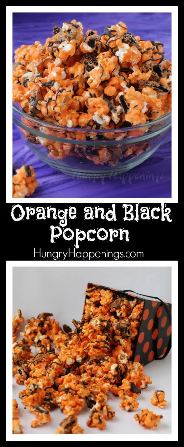 cookies and cream halloween popcorn