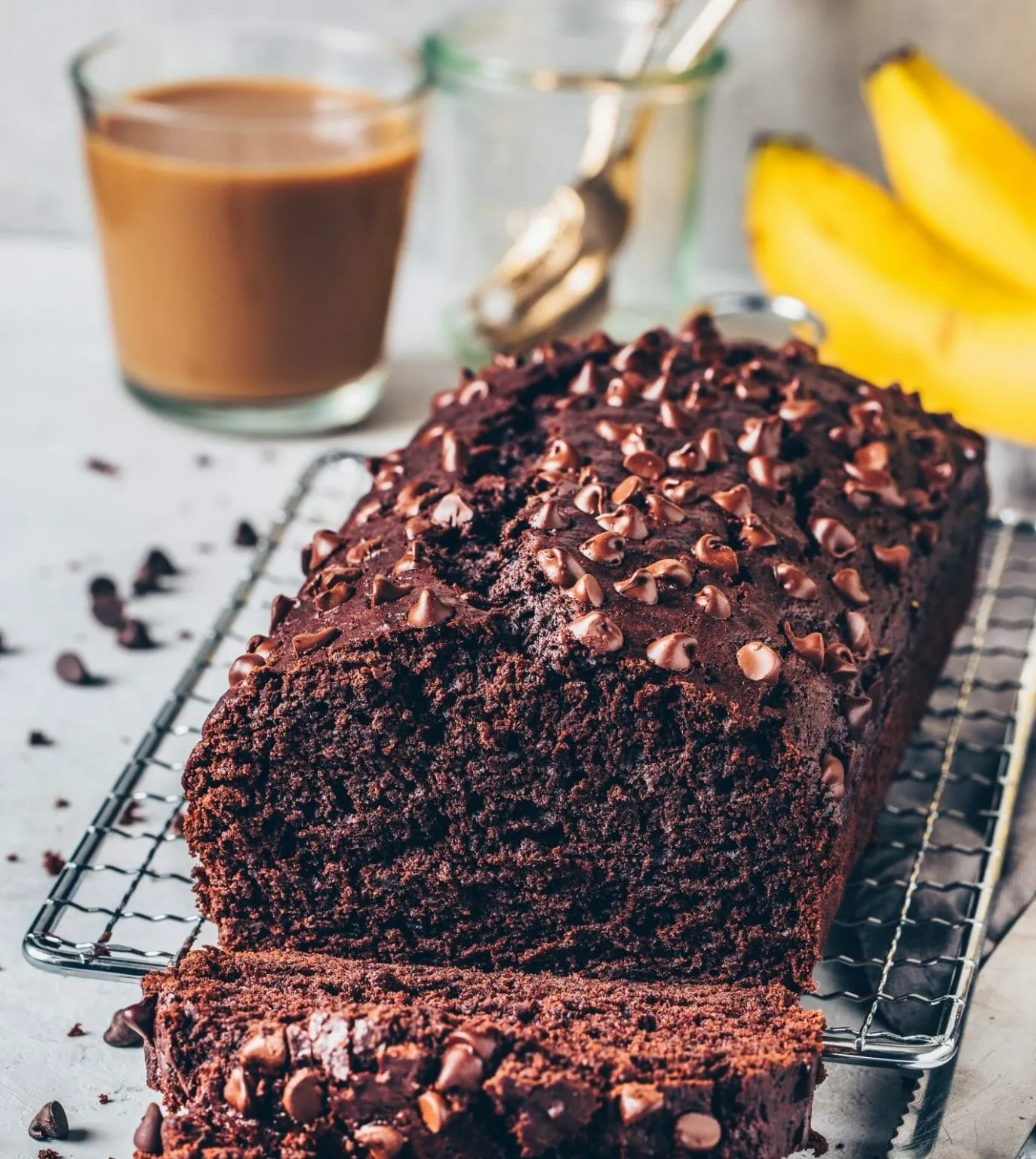 easy mocha chocolate cake chai banana