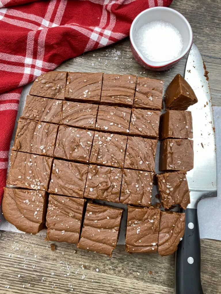 fast and fabulous dark chocolate fudge