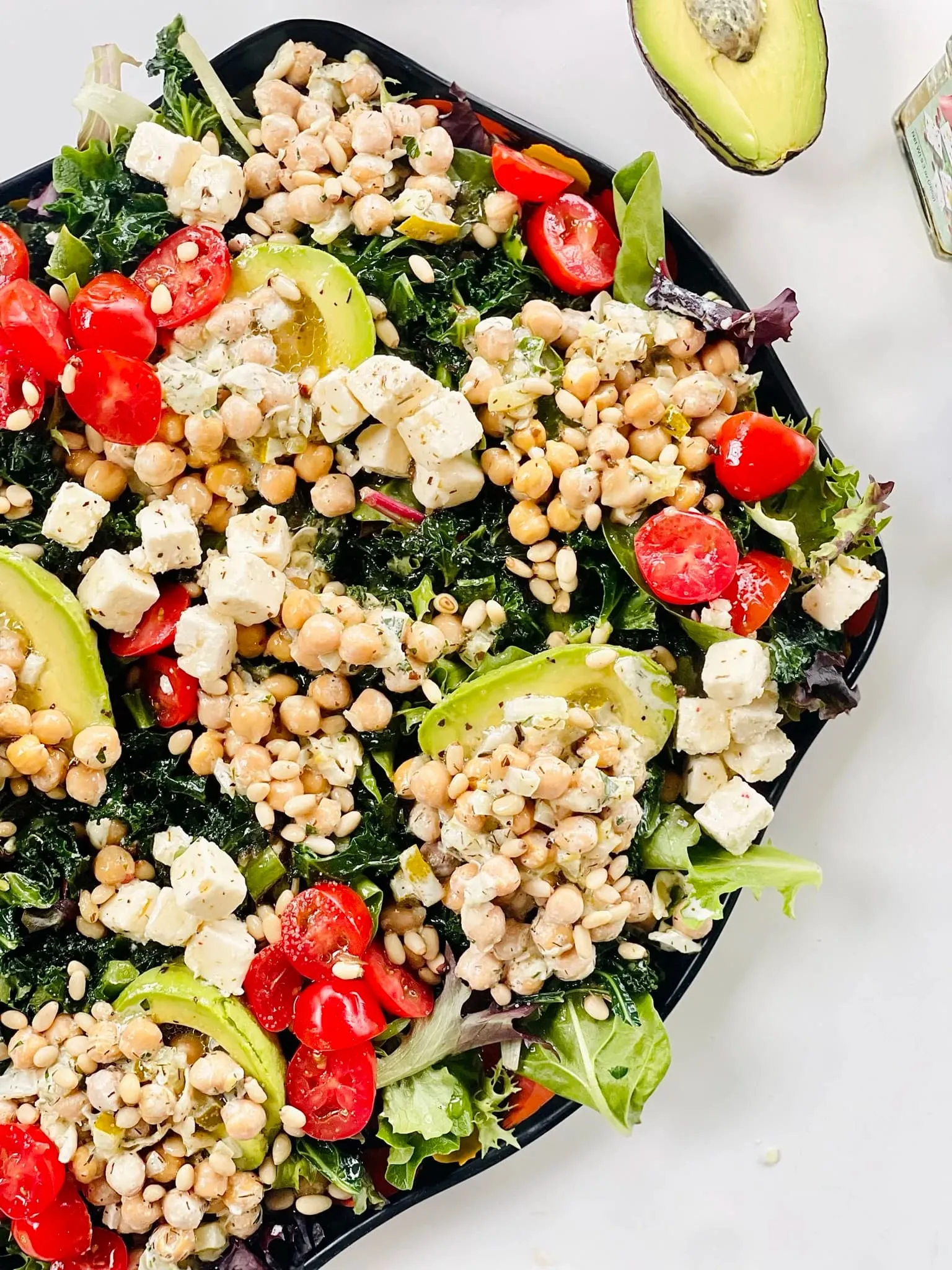 marinated chickpea tuna salad