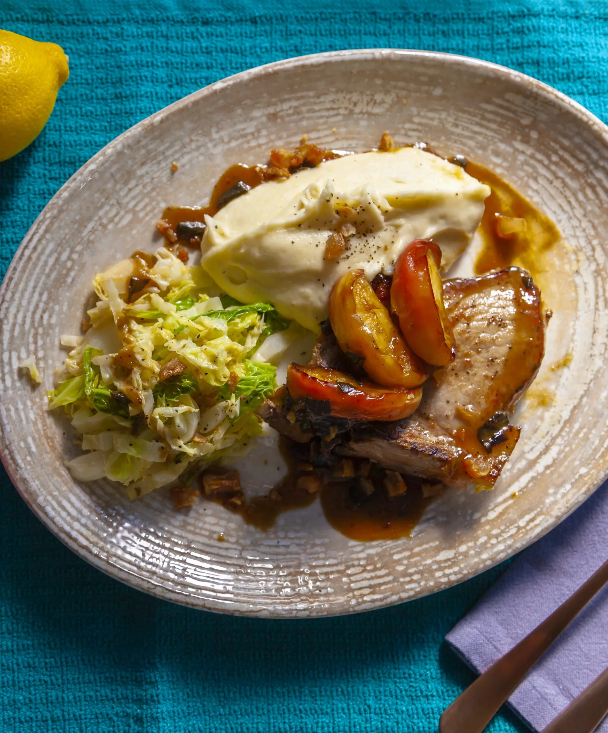 panfried pork chops with cider sauce